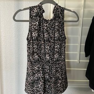 H&M Black Pink Blouse Size 2